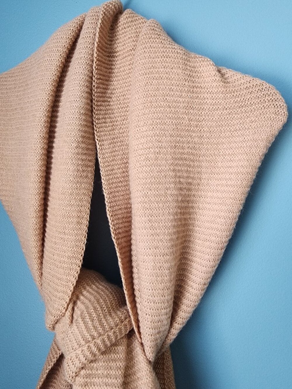 2/$15 Steve Madden 100% Acrylic Oversized Camel Scarf - Picture 2 of 4